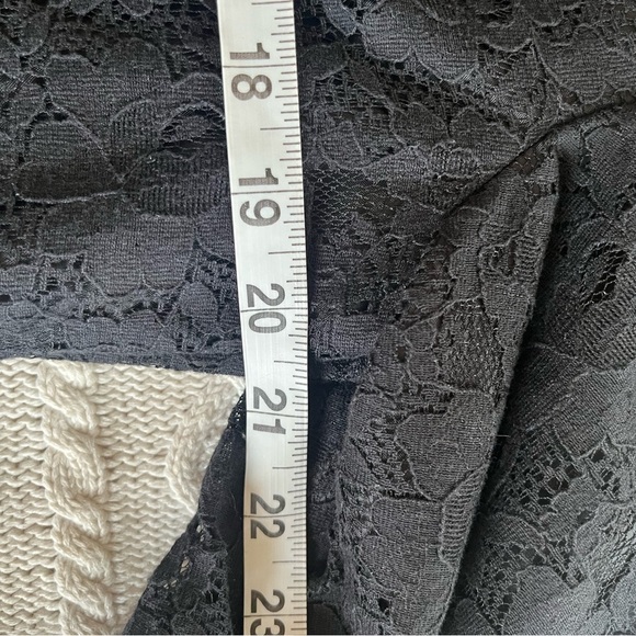 Talbots Black Lace Overlay Black Blazer Suit Jacket Women’s Size 14 - Picture 16 of 16